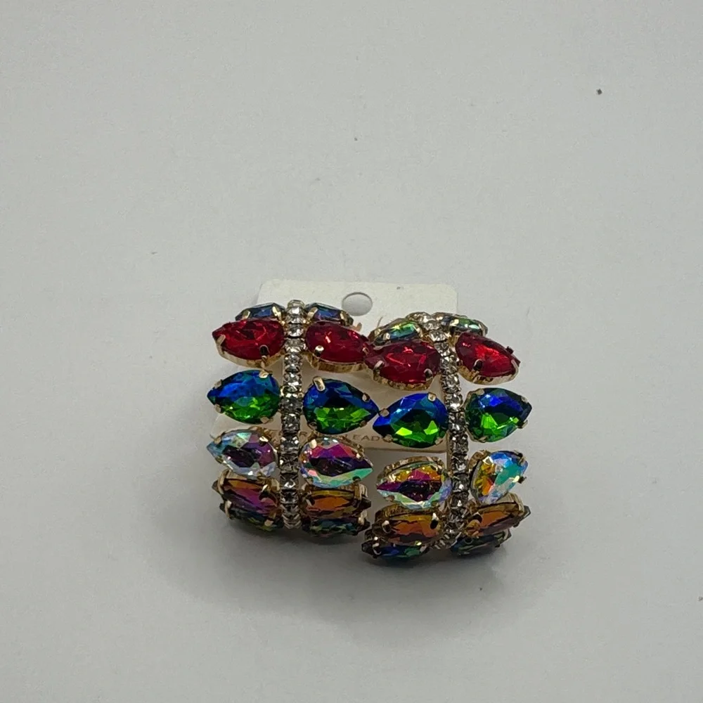 Lu Lu la la Colorful Crystal Earrings - Picture 3 of 7